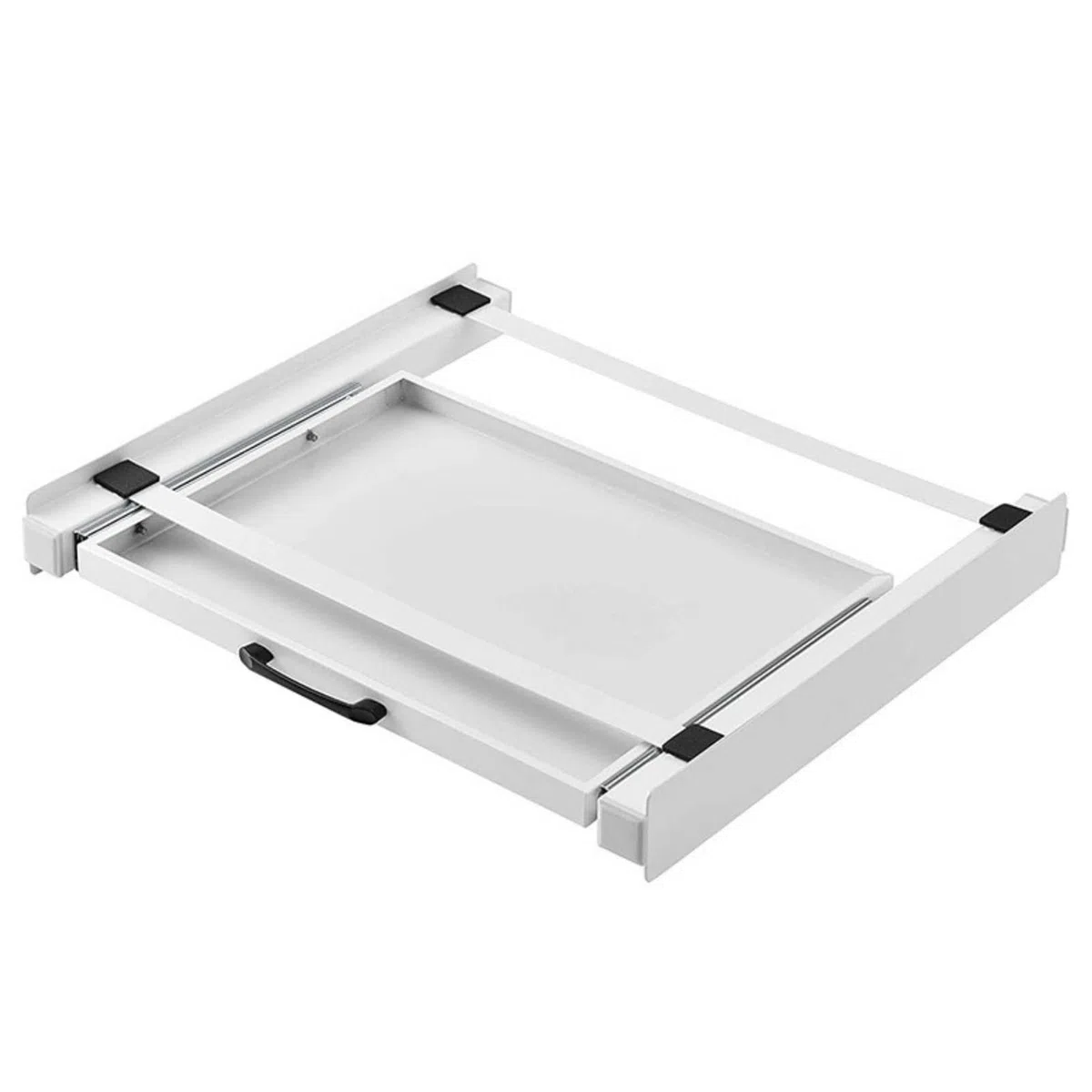 Yctze Kit Supporto Lavatrice Asciugatrice con Ripiano Estraibile 60cm, per