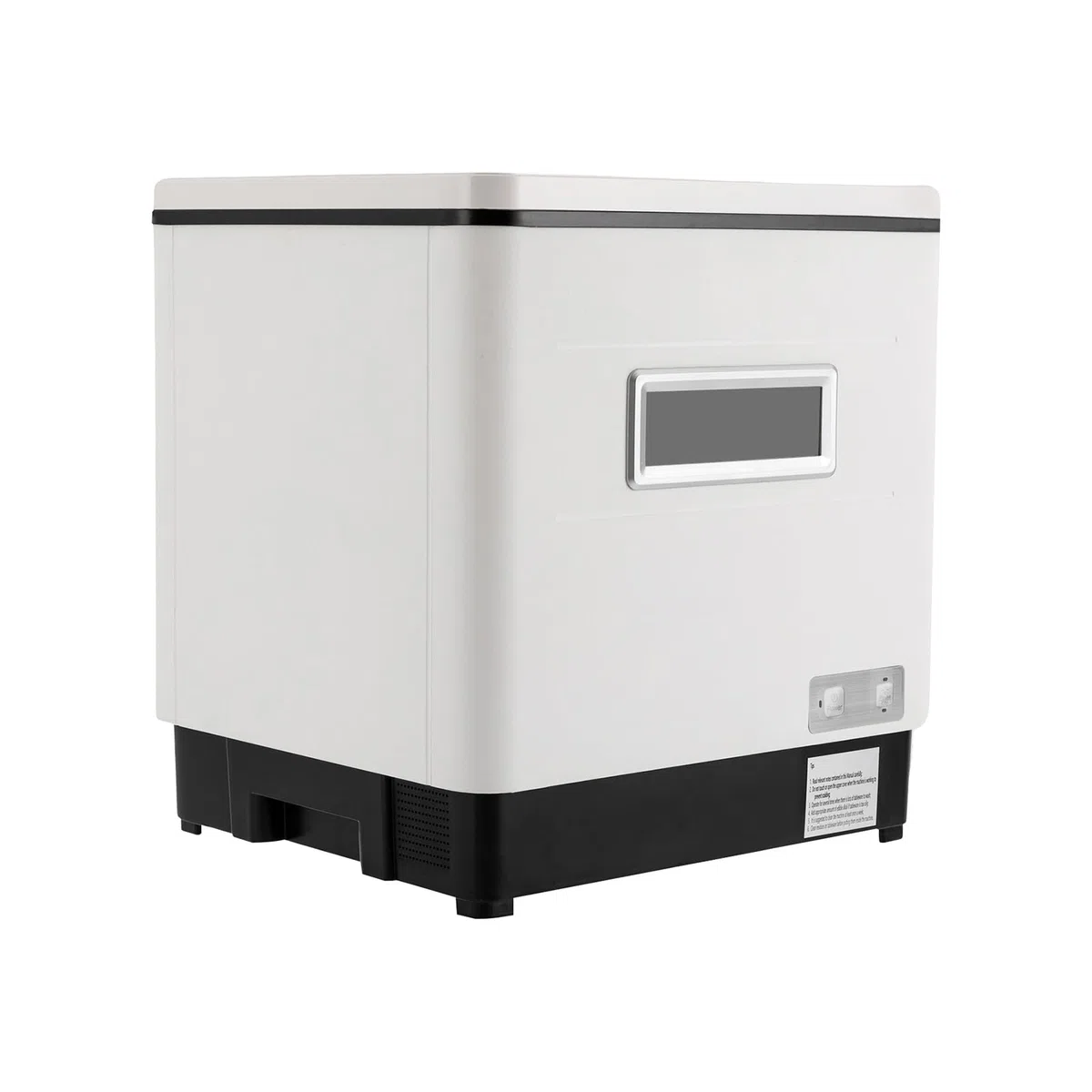 Mini lavastoviglie, 1500 W, piccola lavastoviglie, 60 l, per casa, appartamenti, dormitori, bianco