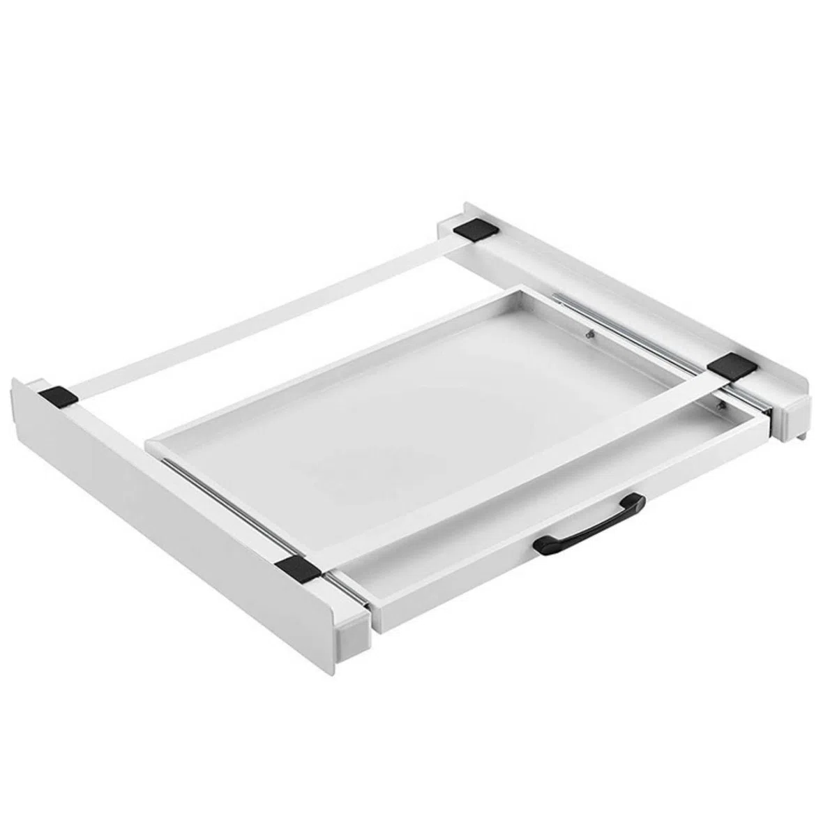 Yctze Kit Supporto Lavatrice Asciugatrice con Ripiano Estraibile 60cm, per