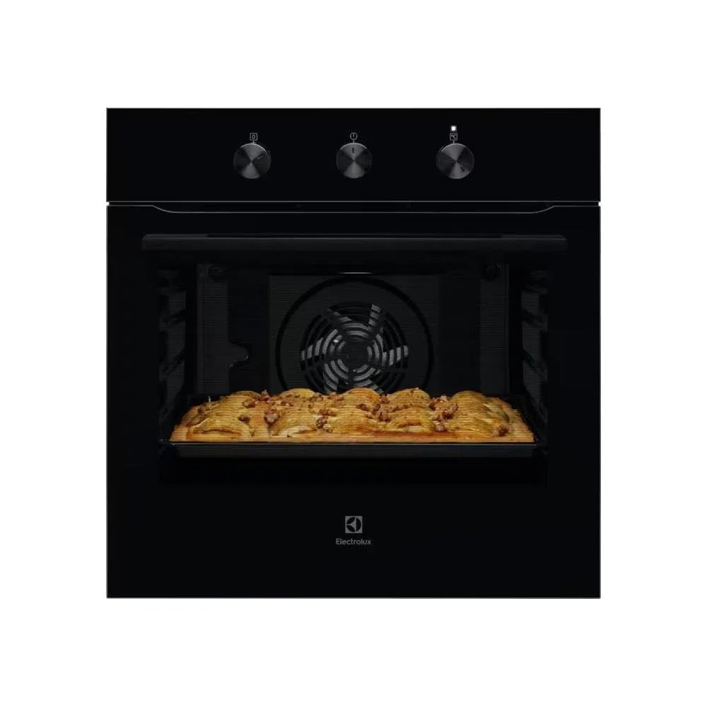 Electrolux KOHHH04K - Forno elettrico, Ventilato, Grill, Nero, 589x594x569, Classe energetica A+